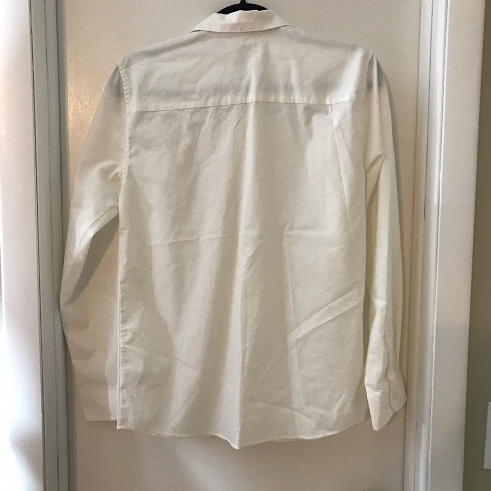 ✨✨5/$10✨✨ Wonder Nation Boys Kids White Long Sleeve Button Down Shirt XXL (18) - Picture 3 of 8